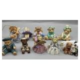 (w)Small nickknack/ Ornament teddy bear collection