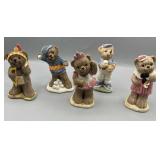 (w)5- 4 Inch Tall Teddies Neighborhood Bear