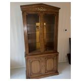 FL) Borghese 1972 Hutch/ china cabinet- two p