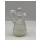 Vintage Fenton French Opalescent Hobnail Cruet
