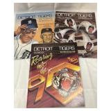 R8) DETROIT TIGERS YEARBOOKs 1970 - 1992, 1991