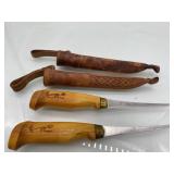 (R5) singned fishing knives