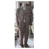 OS) US Marines fatigue on mannequin. Mannequin is