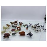 (RR3) Plastic Assortment of  Animals and Two