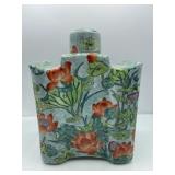 R12) Vintage tea jar With lid