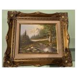 ST) Painting -Frame measures 15 1/2" x 13 1/2".