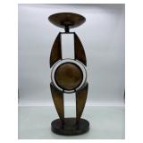 (R11). Decorative Candle Holder  Metal 20 inches