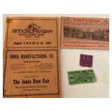 R9) Ionia Free Fair Official Program 1950 with