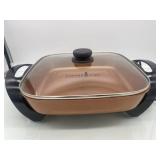 (R13) Farberware Copper Chef Electric Skillet
