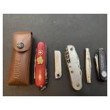 (R5) assortment of swiss army knives