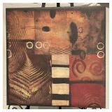 ST) Canvas signed artwork.