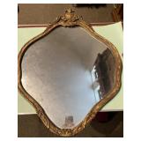 ST) vintage mirror 24 1/2" x 33 1/2" overall.