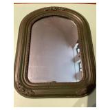 St) vintage mirror  Overall measures 18" x 14"