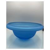 Beautiful bike satin glass bowl