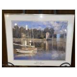 ST) Framed art 20" x 16"