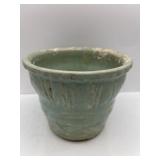 R2) Vintage Early McCoy Flower Vase, Mint/Seafoam