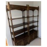 FL) Pair of very nice display stands.