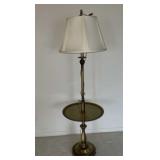 FL) Floor lamp with brushed finish