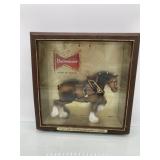 (R16)  Budweiser  Shadow box Metal with