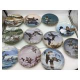 (R13) Collectable Plates Geese  and Ducks