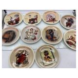 (R13)  Collectable Christmas Plates 1999 - 2009