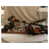 (R20)  Worx  Hedge Trimmer and Weed Wacker