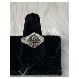 Size 7 Cubs BSA sterling silver ring