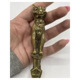 Vintage Brass Nutcrackers, Cheshire Cat Stamped