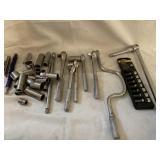 (R 19) Ratchet  assortment and sockets  and more