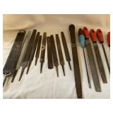 (R19) Assortment of Files some with handles  some