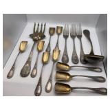 Silver 800 serving utensils