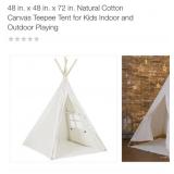 FL) 48 in. x 48 in. x 72 in. Natural Cotton