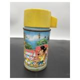 (RR1) Vintage  Mickey Mouse Glass Thermas
