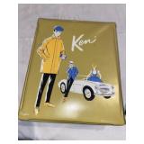 (R10) Ken Doll with case and accessories 13x10