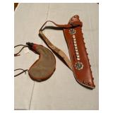 (R10) Childrens leather Rifle Holder with