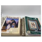 (R17). Two  3 Ring Binders of Leisure Arts Books