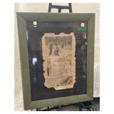 FL) 1896 Winchester advertisement/ calendar page.