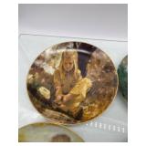 (R12). 4 Collectable Plates Two with Papers