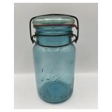 Vintage Blue Ball jar -