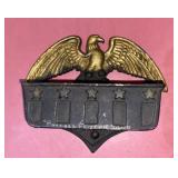 (r18) Vintage Eagle Match Box Holder- Striker Cast
