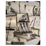 (RR1) Vintage military photos of weapons, some