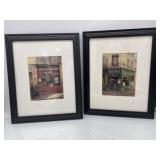(RR1) Two Framed Pictures by Chou Tak Hak  13x16