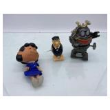 (RR1)  Three Vintage Toys  Fred  and Robot winds