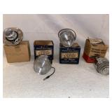 (R19)  Vintage Car Lights in their original boxes
