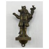 Vintage brass trusty servant door knocker