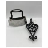 cast iron Hot plate and 2 blade chopper