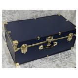 FL) Navy Blue Concourse Storage Trunk 30x16x12-
