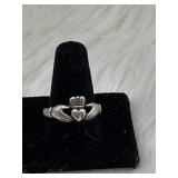 Size 9 sterling silver ring
