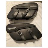 (RR1) Pair of  Leather Saddle Bags for Road King