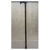 FL) Hand carved cane 36 1/2 inches long